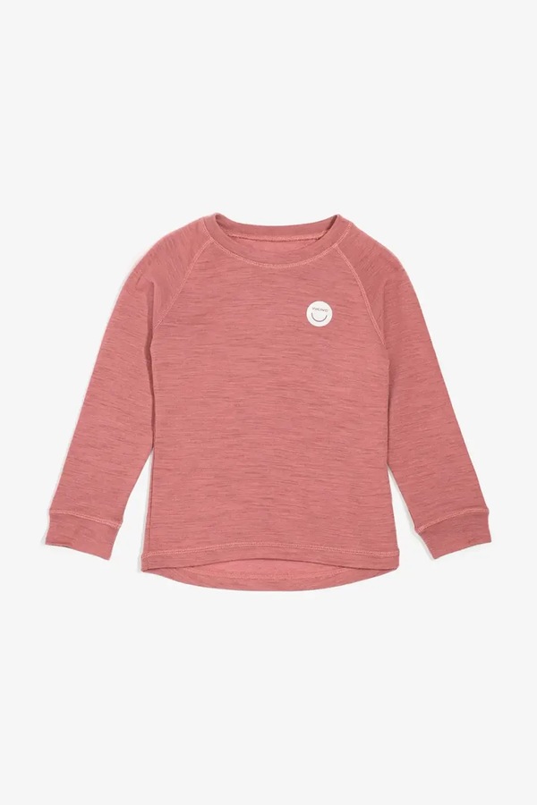 Термоактивний лонгслів дитячий з мериносовою вовною Viking Kids Soft Baselayer Merino Top колір рожевий фото 2
