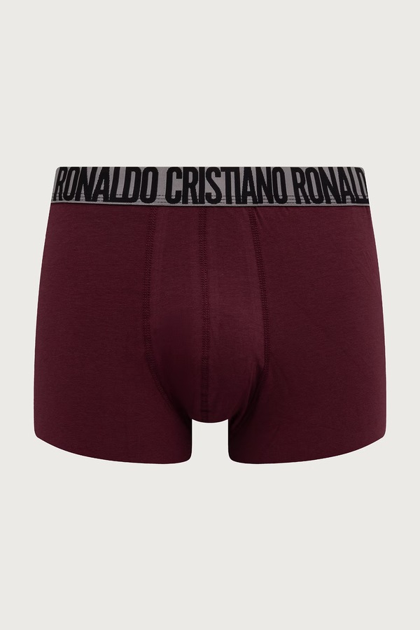 Боксери чоловічі бавовняні з еластаном 4 шт. CR7 Cristiano Ronaldo колір сірий фото 3
