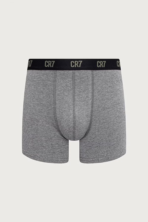 Боксери чоловічі з бавовною 4 шт. CR7 Cristiano Ronaldo колір сірий фото 2