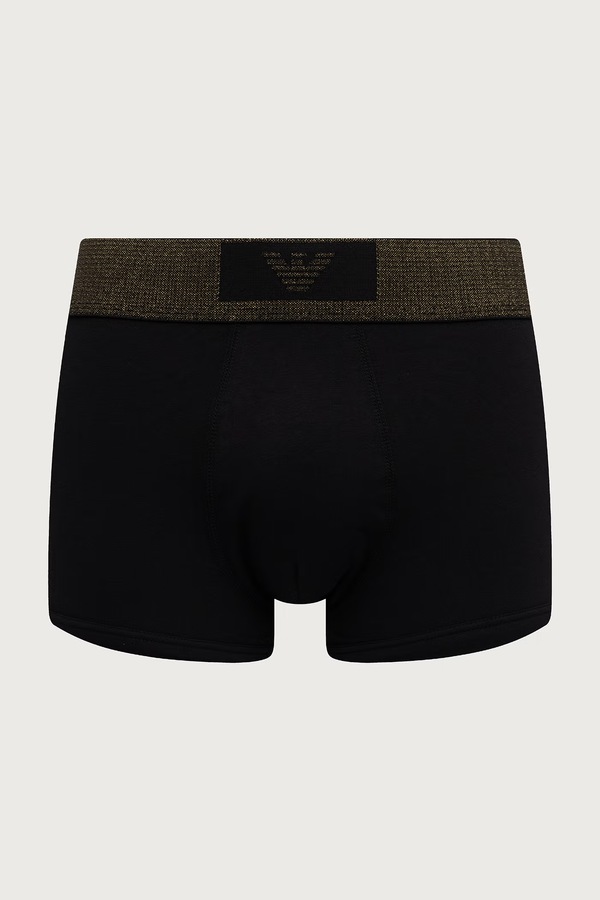 Боксери чоловічі бавовняні з еластаном 2 шт. Emporio Armani Underwear колір чорний фото 2