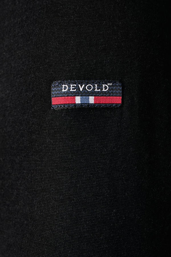 Функціональний лонгслів чоловічий вовняний Devold Breeze Merino колір чорний фото 4