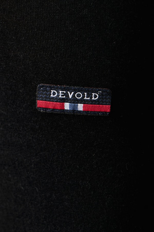 Функціональний лонгслів чоловічий вовняний Devold Breeze Merino колір чорний фото 4