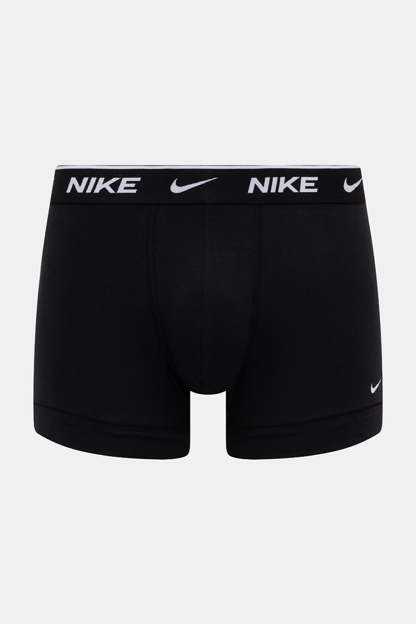 Облягаючі боксери чоловічі бавовняні з еластаном 3 шт. Nike колір білий
