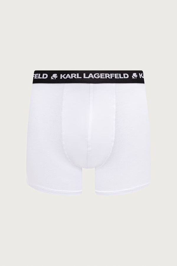 Облягаючі боксери чоловічі бавовняні з еластаном 7 шт. Karl Lagerfeld колір блакитний фото 2