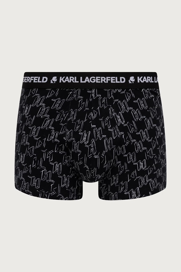 Чоловічий з бавовною Karl Lagerfeld колір чорний фото 2