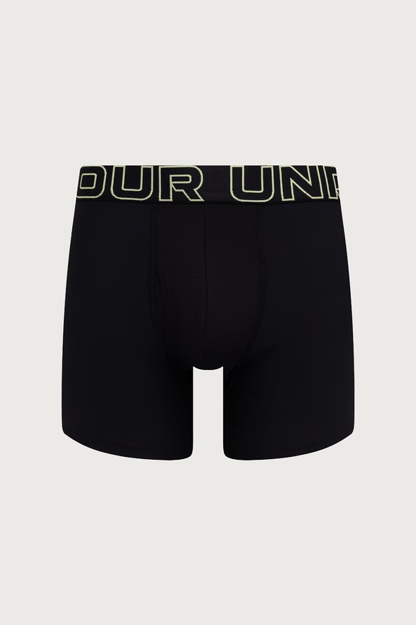 Облягаючі боксери чоловічі 3 шт. Under Armour колір чорний фото 2