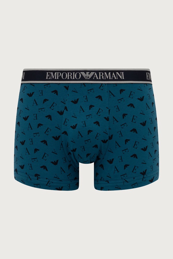 Боксери чоловічі з бавовною 3 шт. Emporio Armani Underwear колір чорний фото 2
