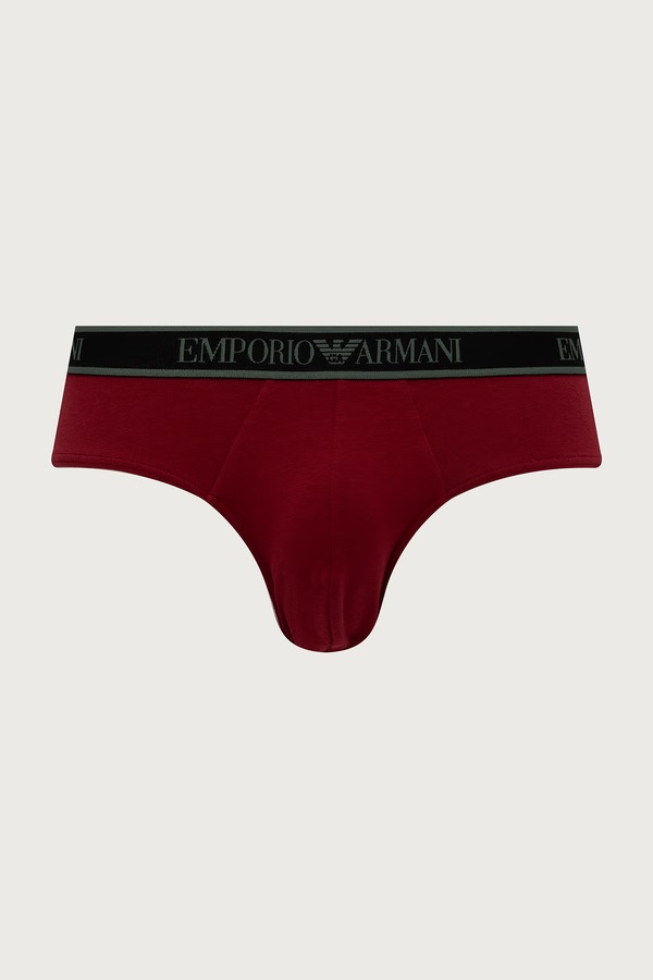 Сліпи чоловічі 3 шт. Emporio Armani Underwear колір чорний