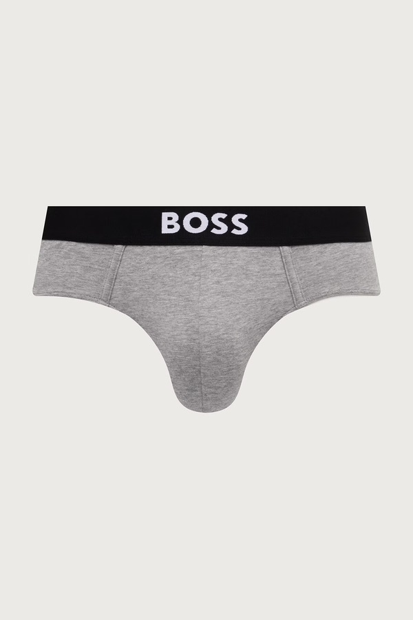 Облегающие боксеры мужские хлопковые с эластаном HipBr 3 шт. BOSS цвет разноцветный фото 2