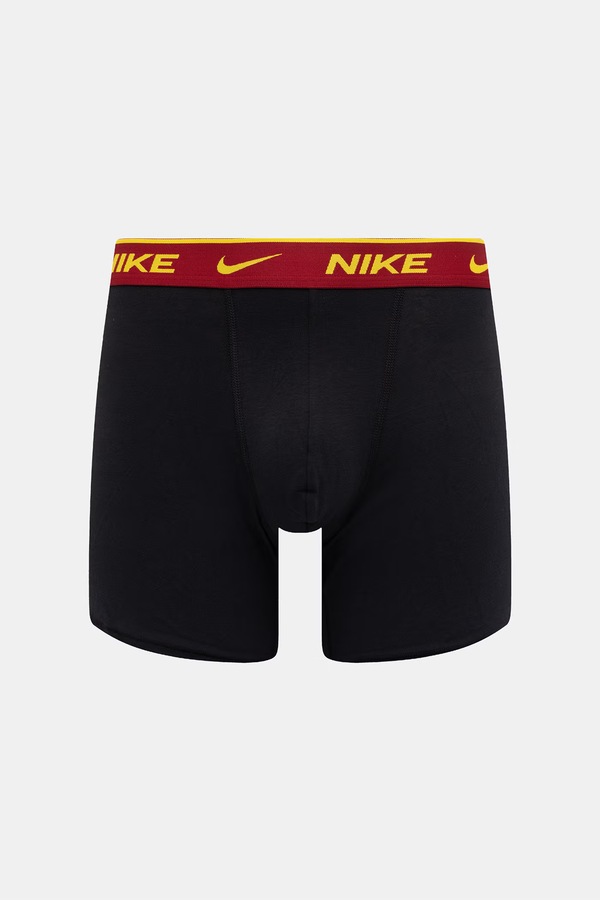 Облягаючі боксери чоловічі бавовняні з еластаном Nike колір чорний фото 2