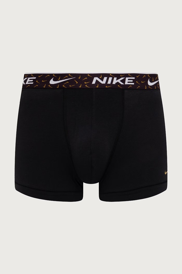 Боксери чоловічі з бавовною 3 шт. Nike колір чорний фото 3