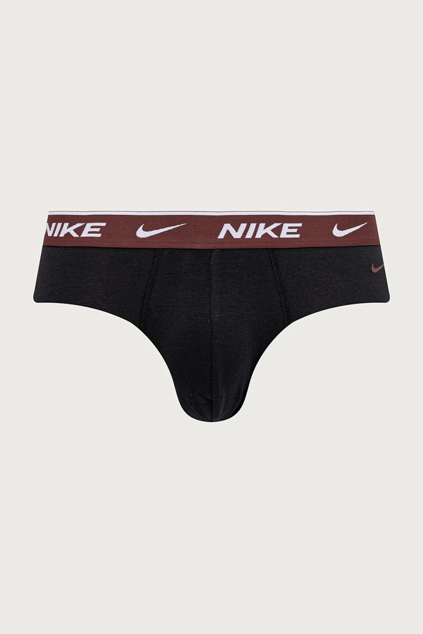 Сліпи чоловічі бавовняні з еластаном 3 шт. Nike колір чорний фото 2