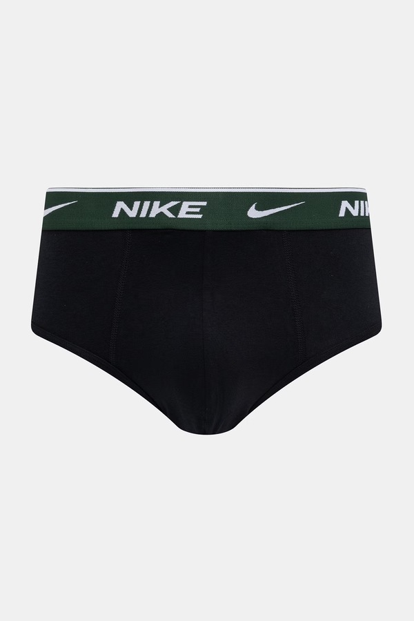 Слипы мужские хлопковые с эластаном 3 шт. Nike цвет черный