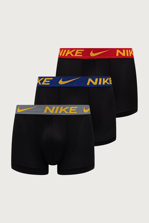 Боксери чоловічі 3 шт. Nike колір чорний