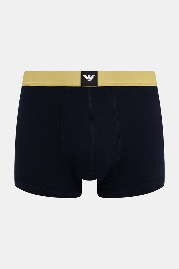 Боксеры мужские хлопковые с эластаном 3 шт. Emporio Armani Underwear цвет темно-синий