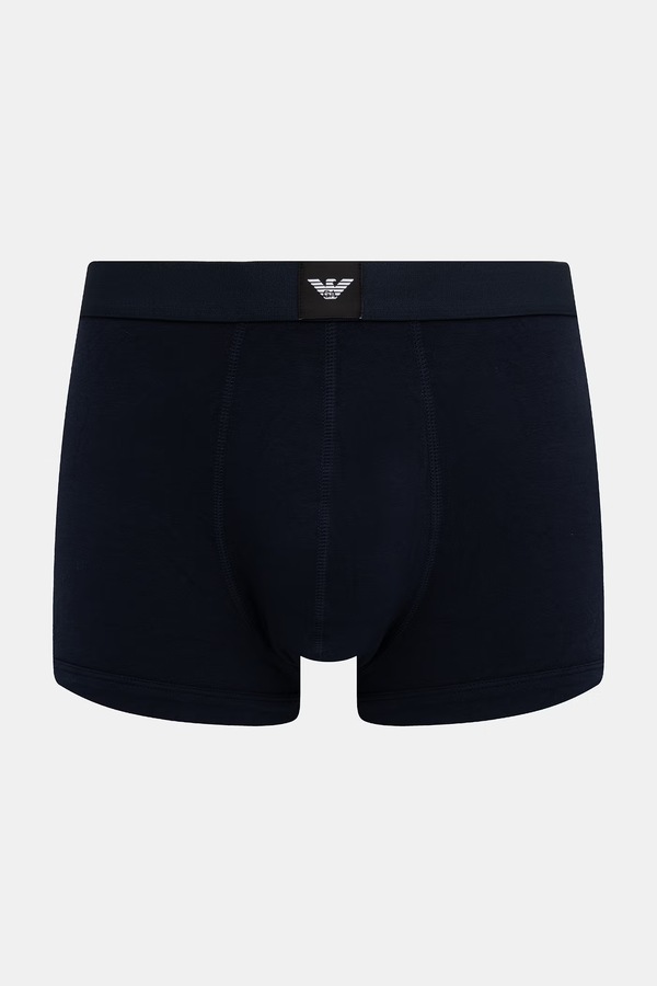 Боксеры мужские хлопковые с эластаном 3 шт. Emporio Armani Underwear цвет черный