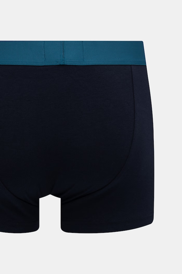 Облягаючі боксери чоловічі бавовняні з еластаном 2 шт. Emporio Armani Underwear колір темно-синій фото 4