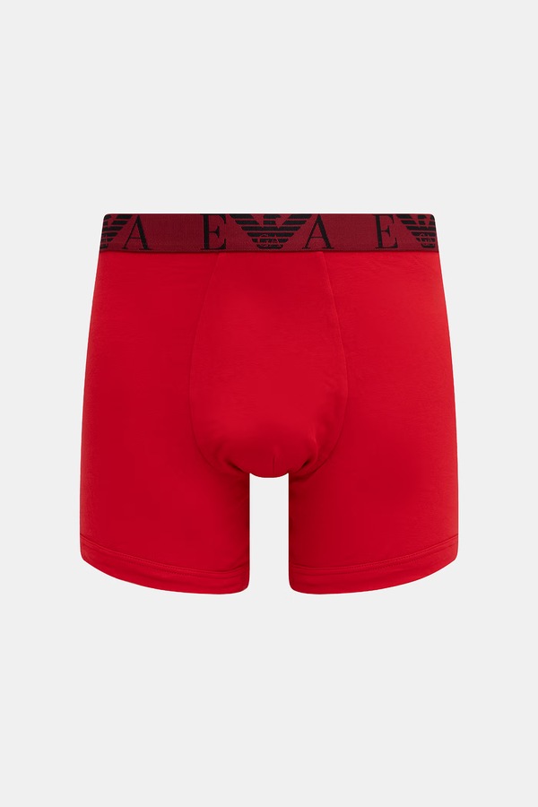 Боксери чоловічі з бавовною 3 шт. Emporio Armani Underwear колір чорний