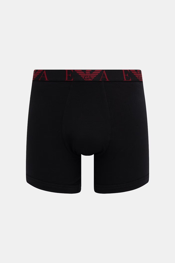 Боксери чоловічі з бавовною 3 шт. Emporio Armani Underwear колір чорний фото 4