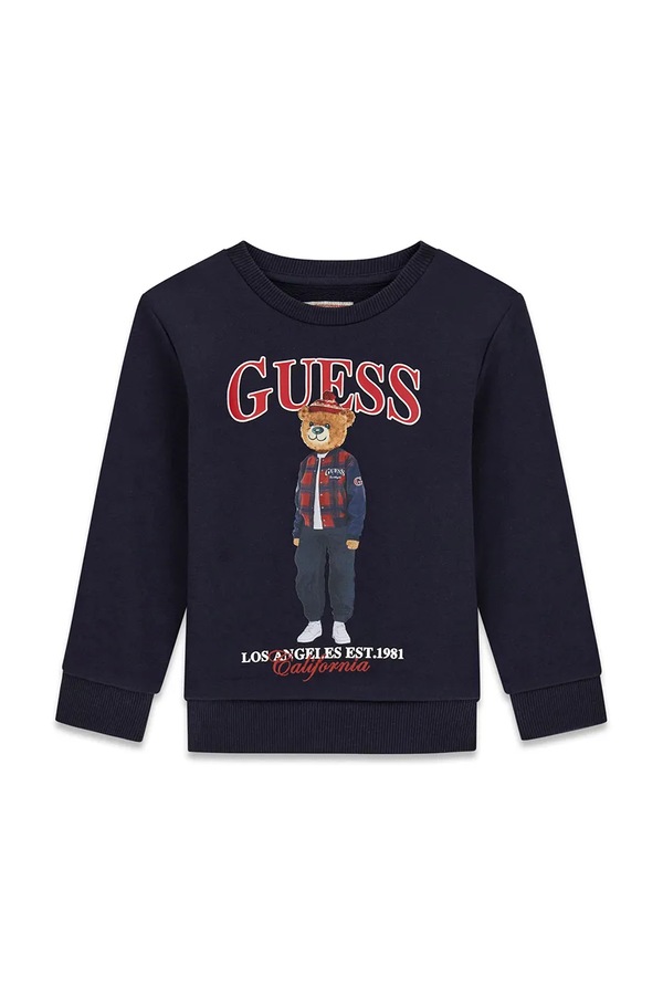 Кофта детская хлопковая Guess цвет темно-синий