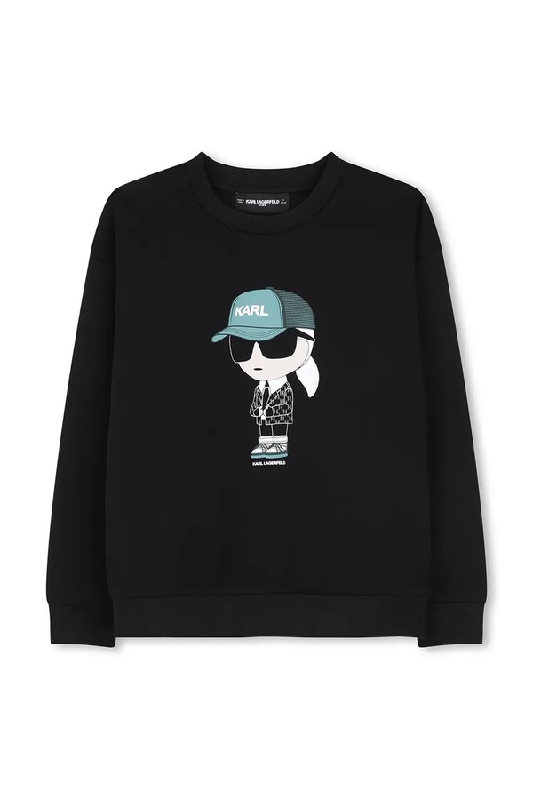 Кофта дитяча Karl Lagerfeld колір чорний