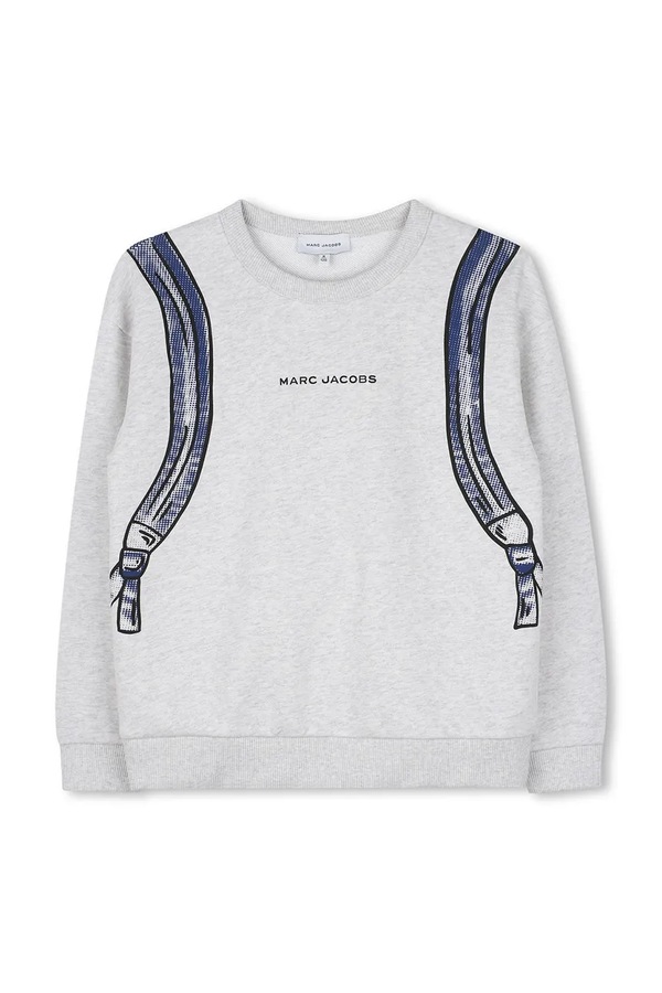 Кофта дитяча бавовняна MARC JACOBS колір сірий