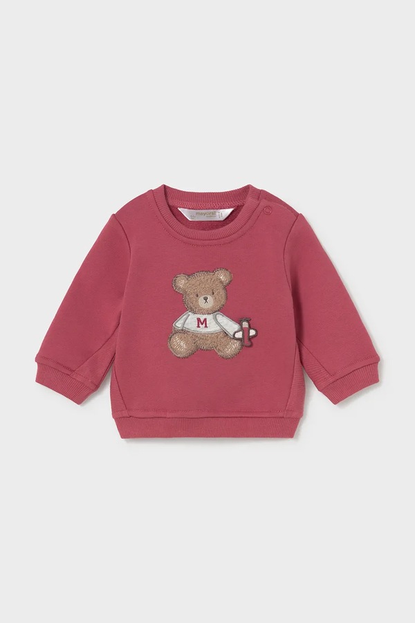 Кофта для младенцев с хлопком Mayoral Newborn цвет красный