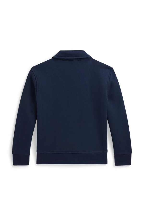 Кофта дитяча з бавовною Polo Ralph Lauren колір темно-синій