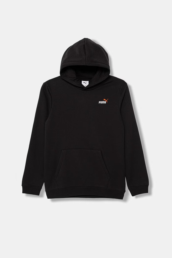 Кофта детская с хлопком Puma ESS 2 COLOR Small No. 1 Logo Hood цвет черный