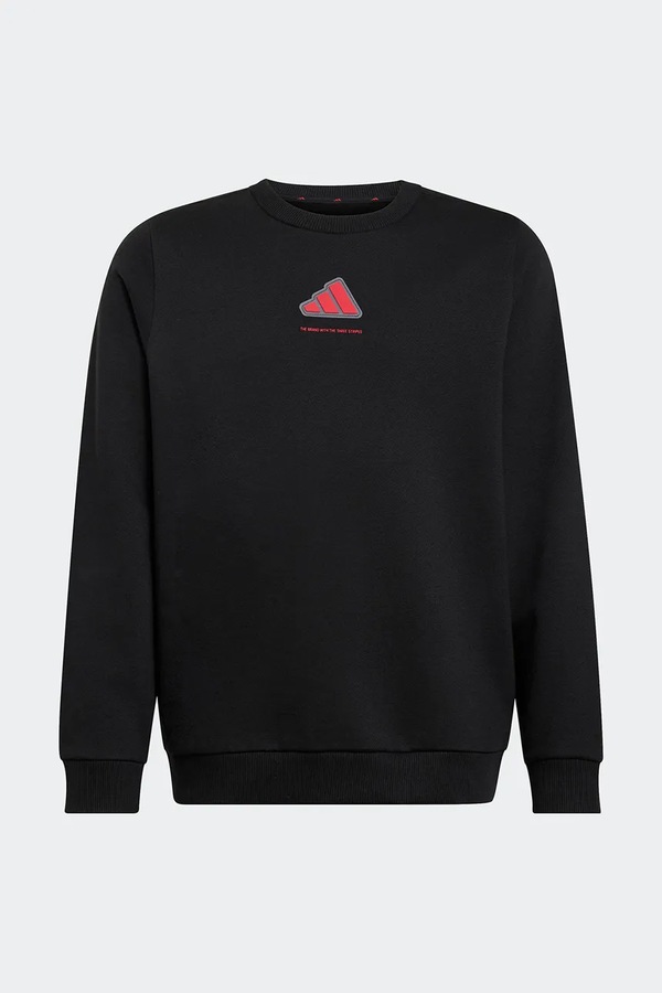 Кофта детская с хлопком adidas цвет черный