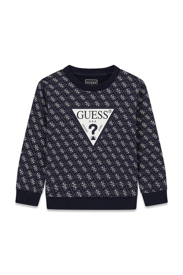 Кофта дитяча бавовняна Guess колір чорний