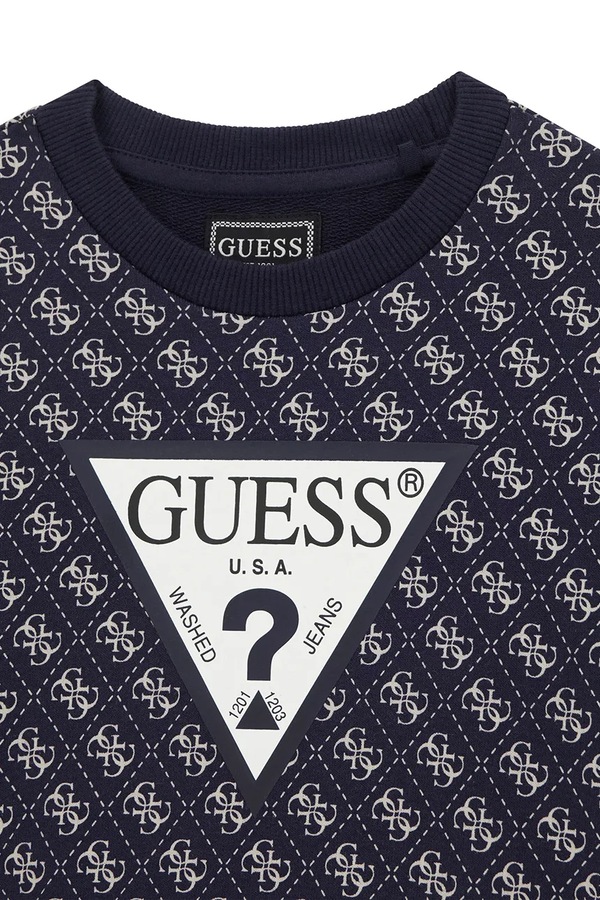 Кофта детская хлопковая Guess цвет черный фото 2