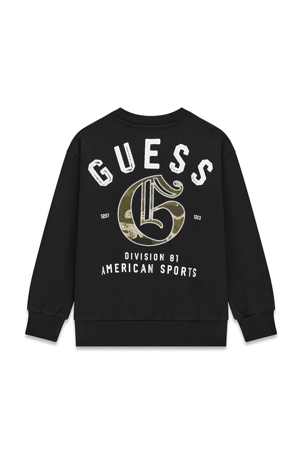Кофта дитяча бавовняна Guess колір чорний