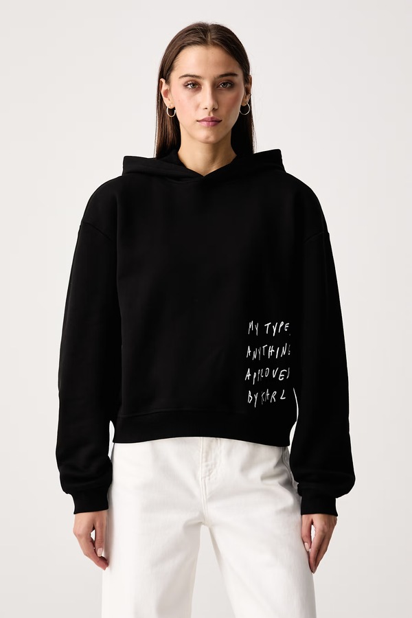 Кофта жіноча бавовняна Karl Lagerfeld Jeans x Pietro Terzini колір чорний