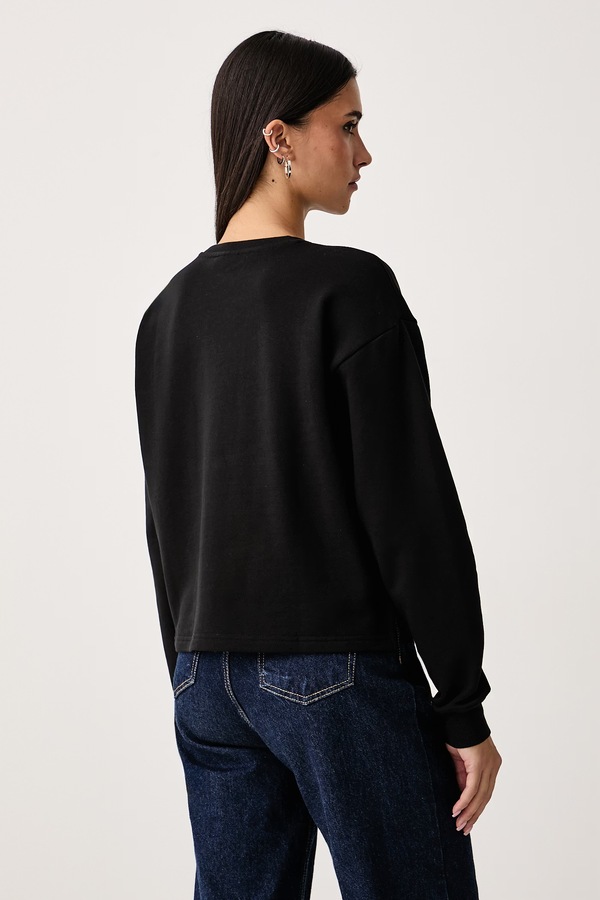 Кофта жіноча бавовняна Karl Lagerfeld Jeans колір чорний фото 2