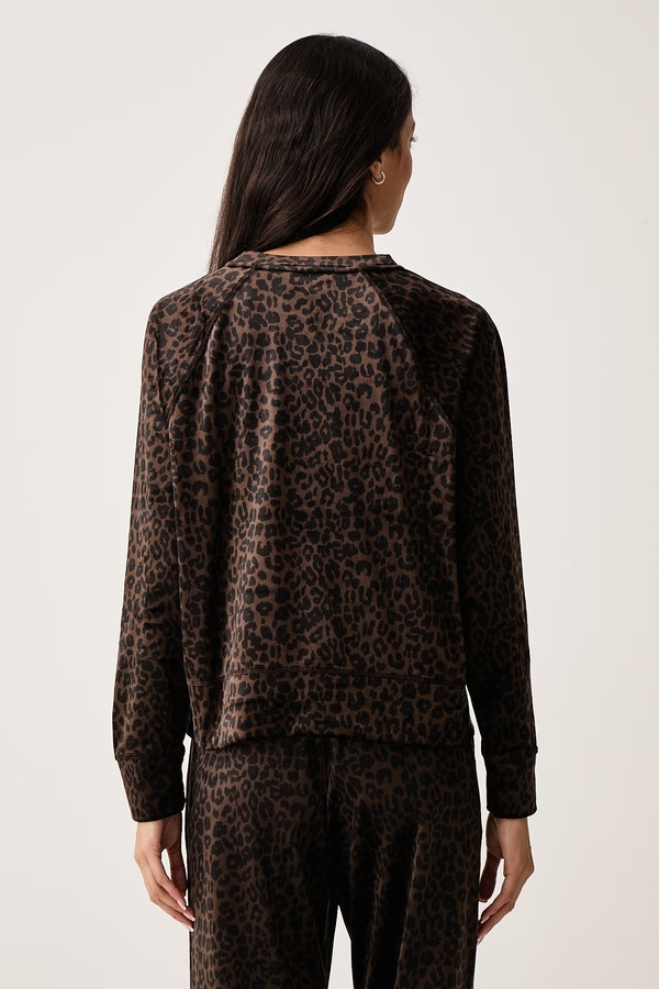 Кофта жіноча велюрова DKNY колір коричневий фото 2