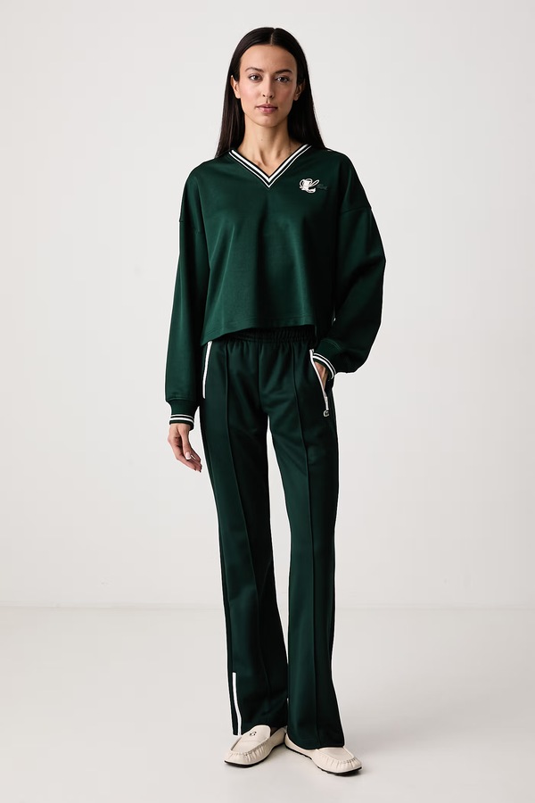 Кофта жіноча Lacoste колір зелений фото 2