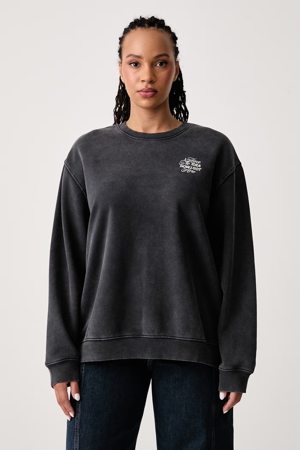 Кофта жіноча бавовняна HUGO Blue Classic Crew_B_6 колір сірий фото 3