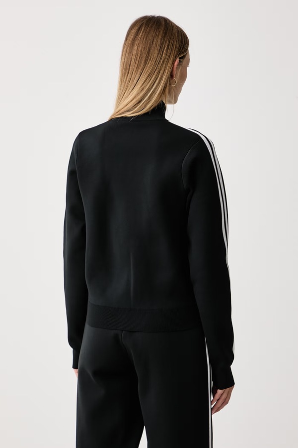 Кофта на застібці жіноча adidas Originals Adilenium Season 6 Knit колір чорний фото 3