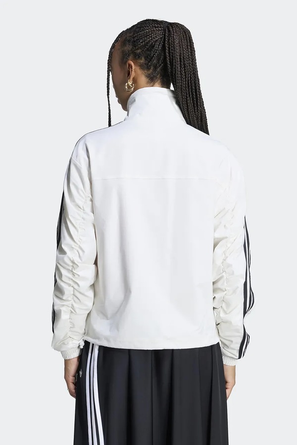 Кофта на застібці жіноча adidas Originals Adilenium Season 6 Ruffled колір білий фото 2