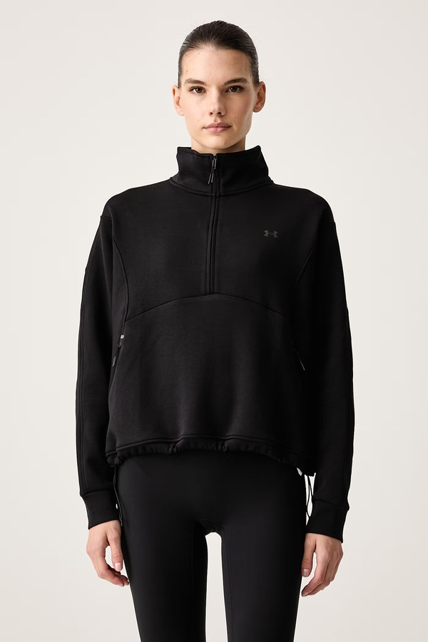 Кофта жіноча з бавовною Under Armour Unstoppable колір чорний