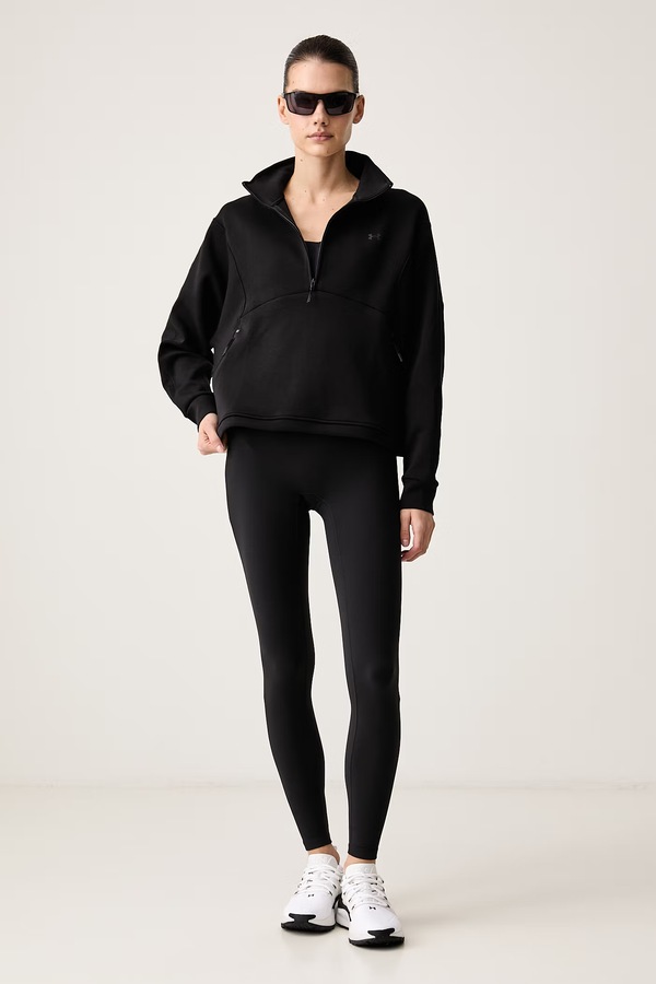Кофта жіноча з бавовною Under Armour Unstoppable колір чорний фото 2