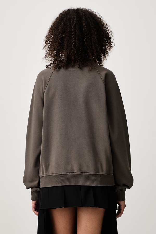 Кофта жіноча бавовняна MM6 Maison Margiela колір коричневий фото 3