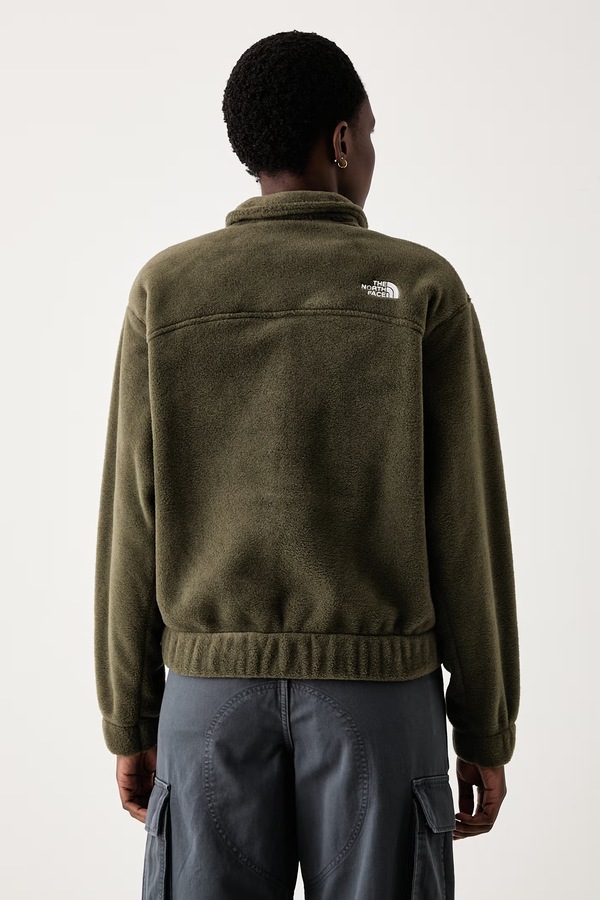 Флісова кофта жіноча The North Face колір зелений фото 3