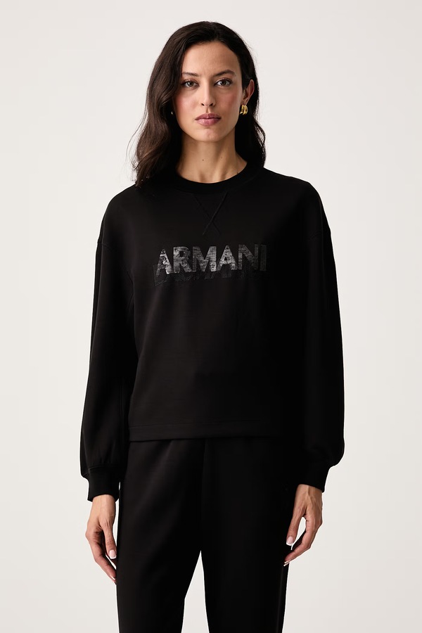Кофта женская с вискозой Armani Exchange цвет черный