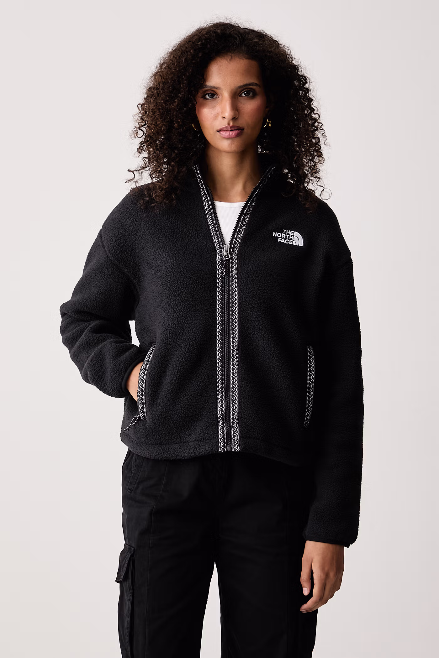 Флісова кофта жіноча The North Face Fleeski Fz Jacket колір чорний