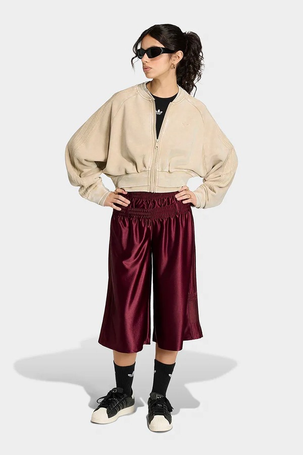 Кофта жіноча бавовняна adidas Originals SST Double Layered колір бежевий фото 2