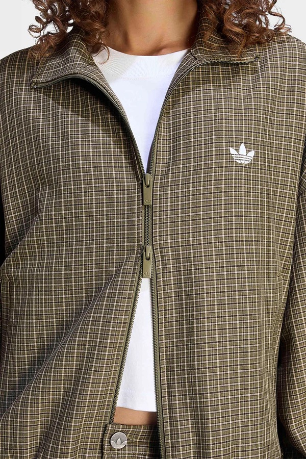 Кофта жіноча adidas Originals Checks колір зелений фото 4
