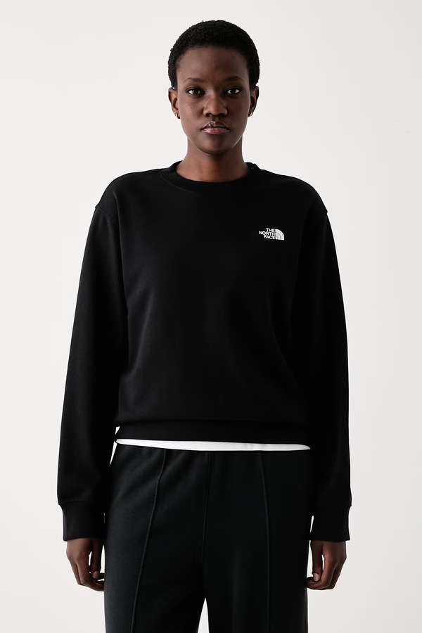 Кофта жіноча з бавовною The North Face Essential колір чорний