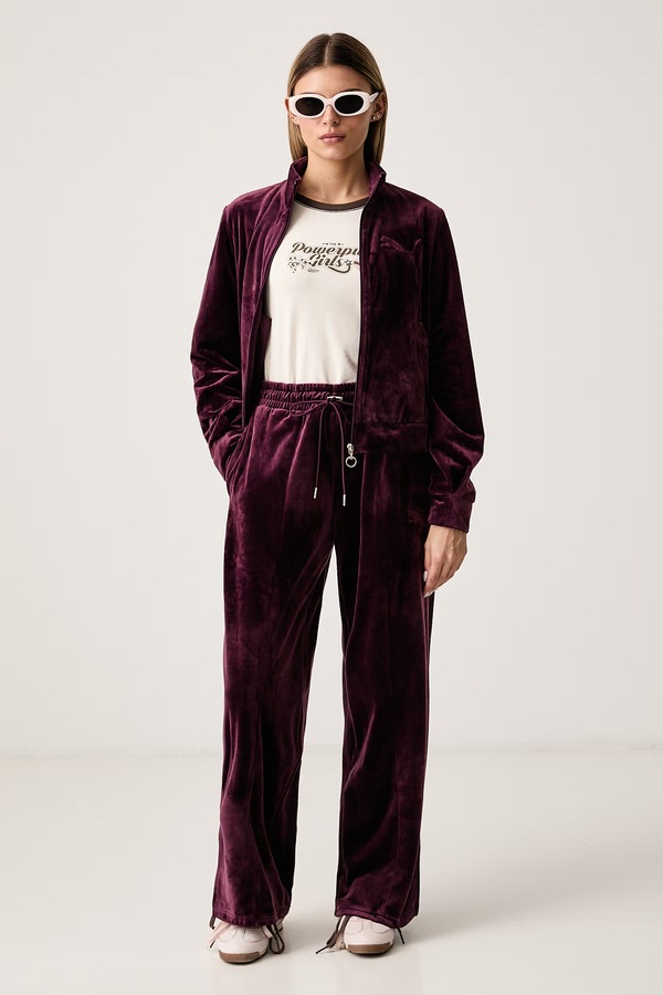 Кофта на застібці жіноча велюрова Puma Essentials Elevated фото 2
